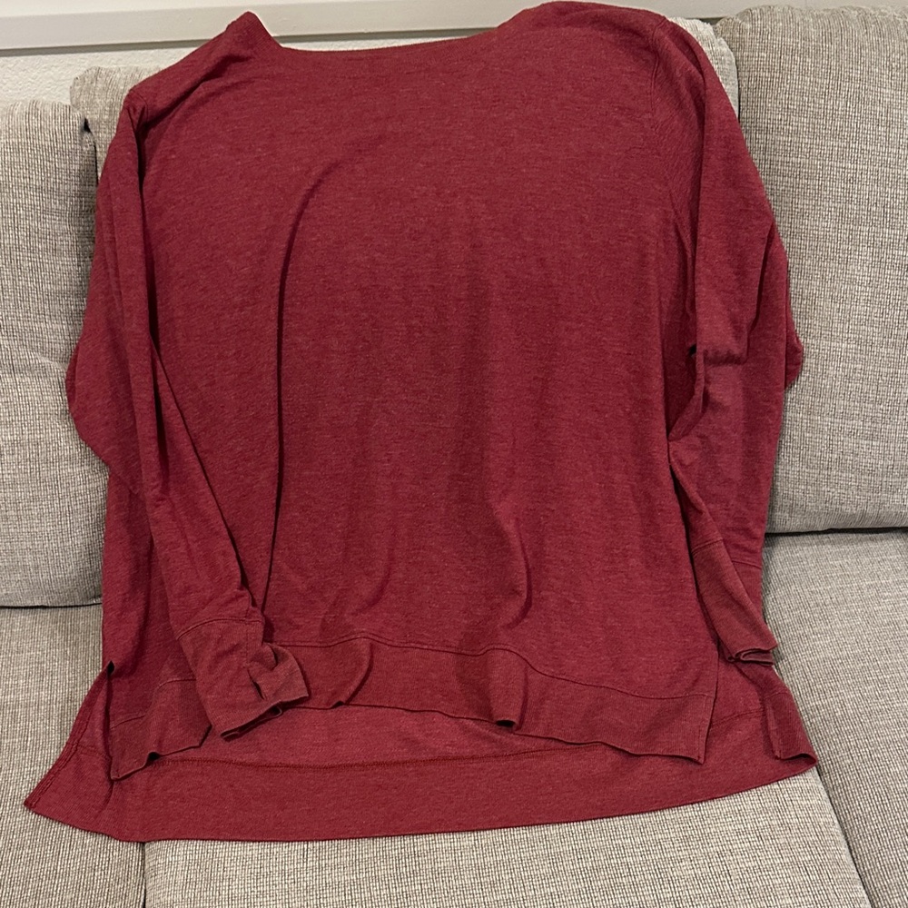 Sonoma Women's Red Long Sleeve Sweater